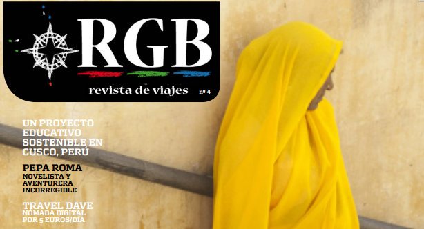 Portada del último número de la revista RGB dedicada al color dorado