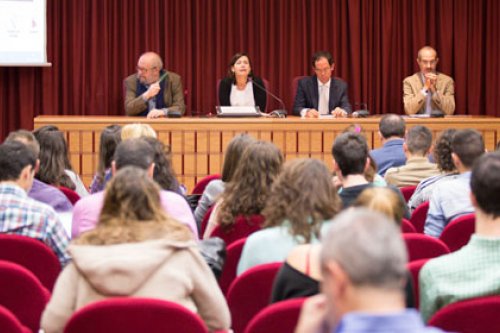 Jornada de emprendimiento y comunicación en el Salón de Grados de la Facultad de Comunicación / Ismael Molina