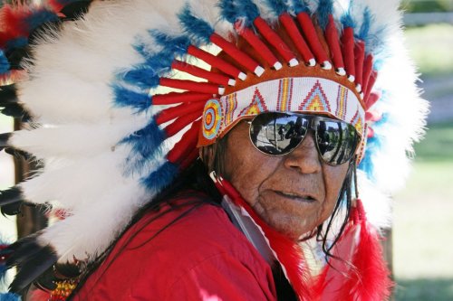 Chakoka Anico, jefe espiritual de la nación Kikapú