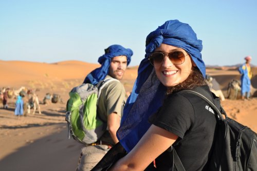  periodistas de viajes en el desierto UAB