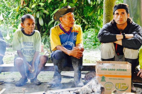 Santiago Tejedor en el Amazonas ecuatoriano