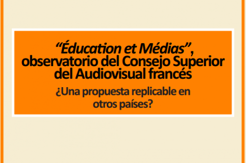 Portada Informe: Alfabetización mediática en Europa. El caso de “Éducation et Médias” 